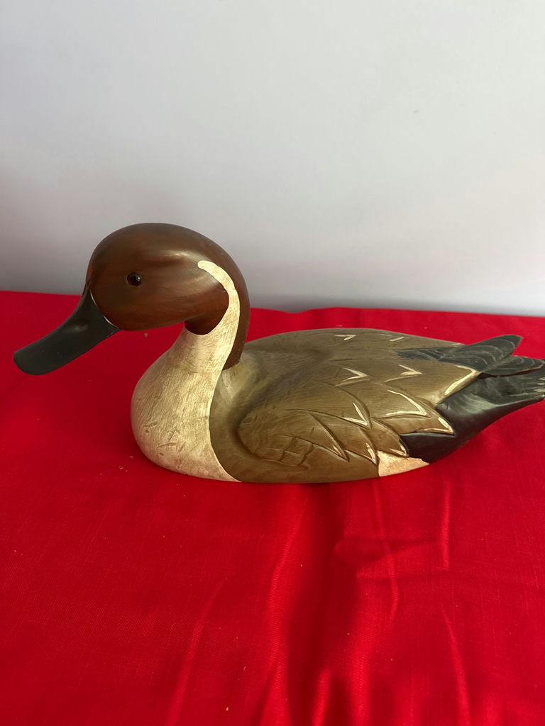 Pintail Duck Carved Wooden Decoy - image 1 of 4