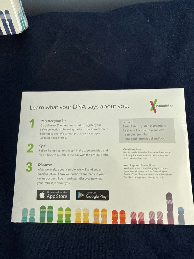 Two 23andMe saliva DNA collection kits - image 2 of 2