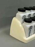 Vintage Milk Glass Spice Bottles 12 - thumbnail 6 of 7
