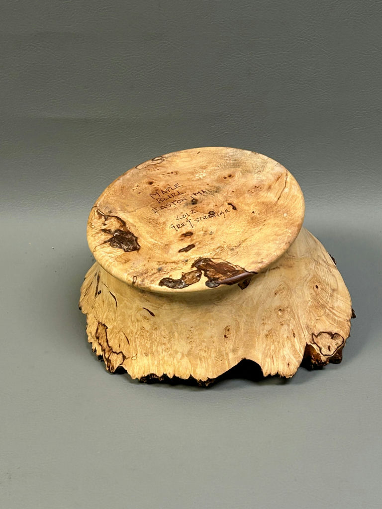 Artisan Burl Wood Bowl - image 4 of 5