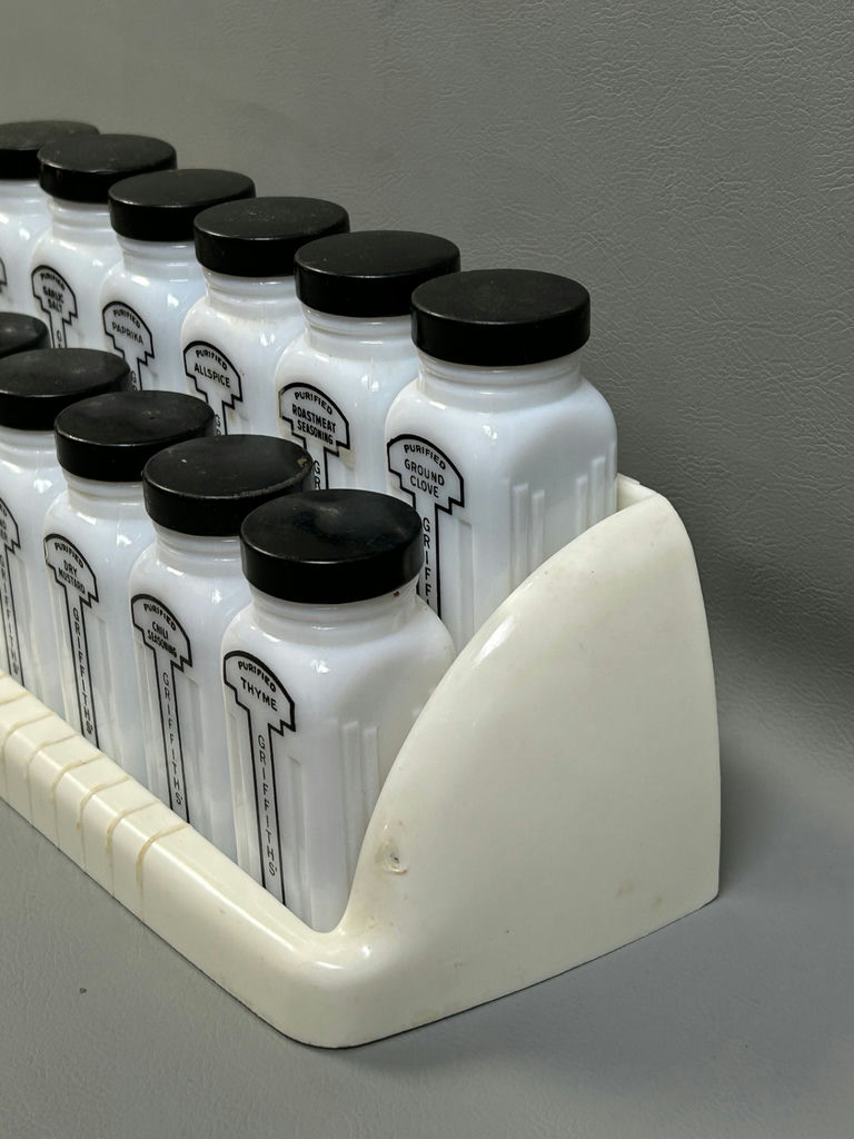 Vintage Milk Glass Spice Bottles 12 - image 7 of 7