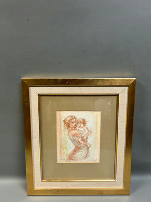 Edna Hibel "Mother & Child" Artist Proof - Image 1 of 5