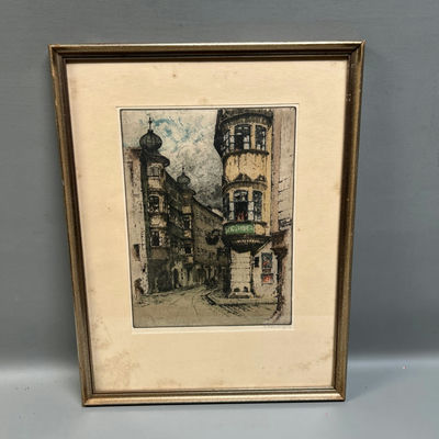 Josef Eidenberger Signed Etching  - Image 1 of 4