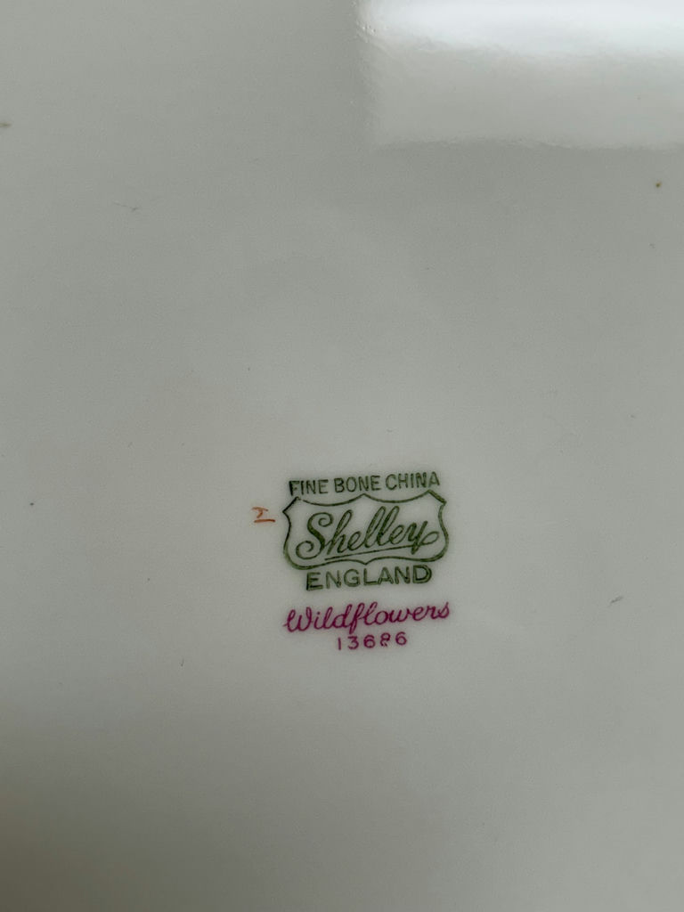 Shelly Bone China "Wildflowers" Platter 15'' - image 2 of 5