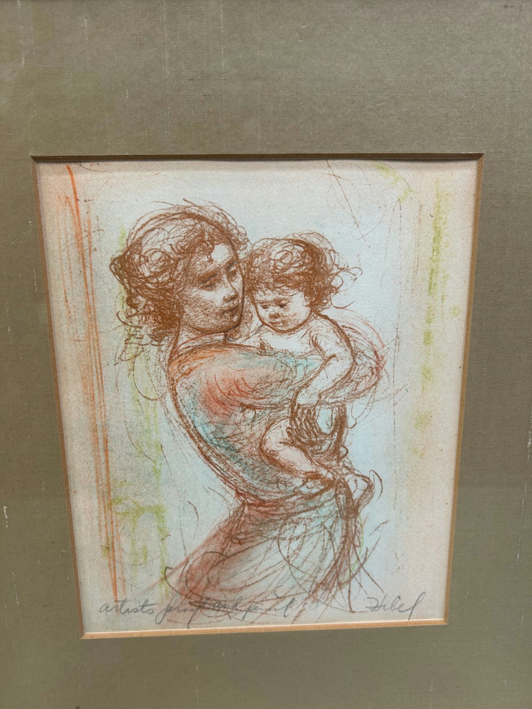 Edna Hibel "Mother & Child" Artist Proof  - image 2 of 5