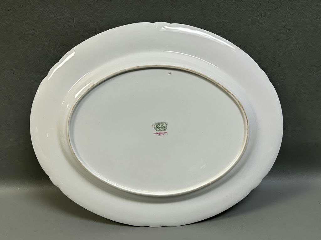 Shelly Bone China "Wildflowers" Platter 15'' - image 4 of 5