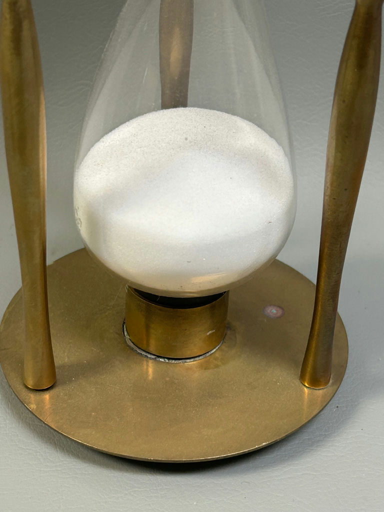 Vintage Brass Hourglass Sand Timer - image 4 of 5