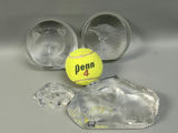 Signed Mats Jonasson Swedish Art Glass Sculptures - thumbnail 2 of 6