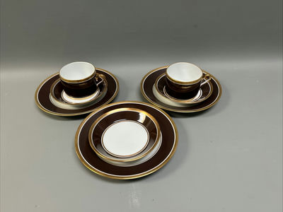Richard Ginori Contessa Cups, plates and Dessert Bowls - Image 1 of 5