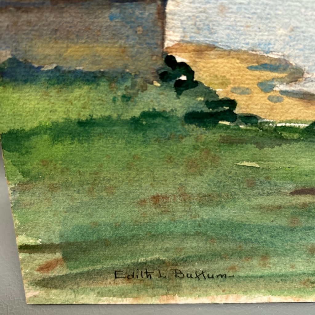 Edith Buffum Watercolor Painting - image 2 of 4