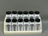 Vintage Milk Glass Spice Bottles 12 - thumbnail 1 of 7