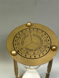 Vintage Brass Hourglass Sand Timer  - thumbnail 3 of 5