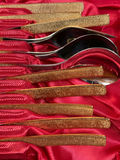 Nicasil Gold Crusted Handles Flatware 16 Pc - thumbnail 6 of 6