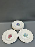 Spode "Bermuda Flowers" Luncheon Plates 12 - thumbnail 1 of 5