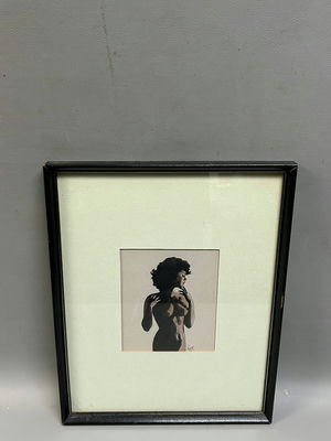 Female Nude Acrylic Painting - Image 1 of 5