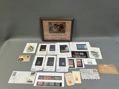 Posted & Canceled Stamp Collection 19th-20th Century  - Image 1 of 12