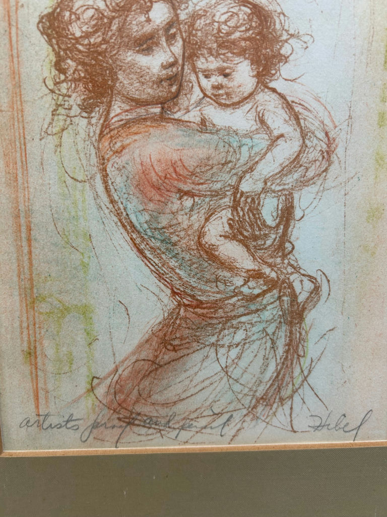 Edna Hibel "Mother & Child" Artist Proof  - image 3 of 5