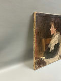  Young Girl Portrait Oil Painting on Canvas - thumbnail 4 of 5