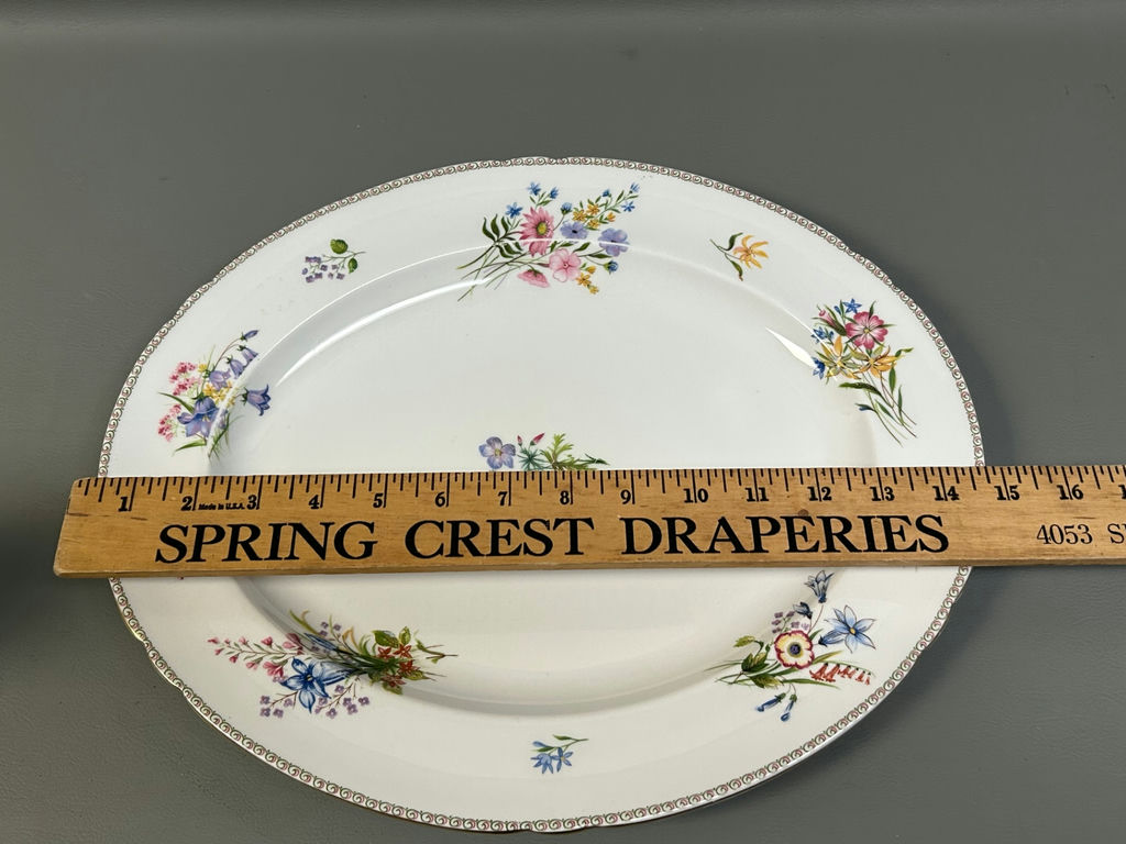 Shelly Bone China "Wildflowers" Platter 15'' - image 3 of 5
