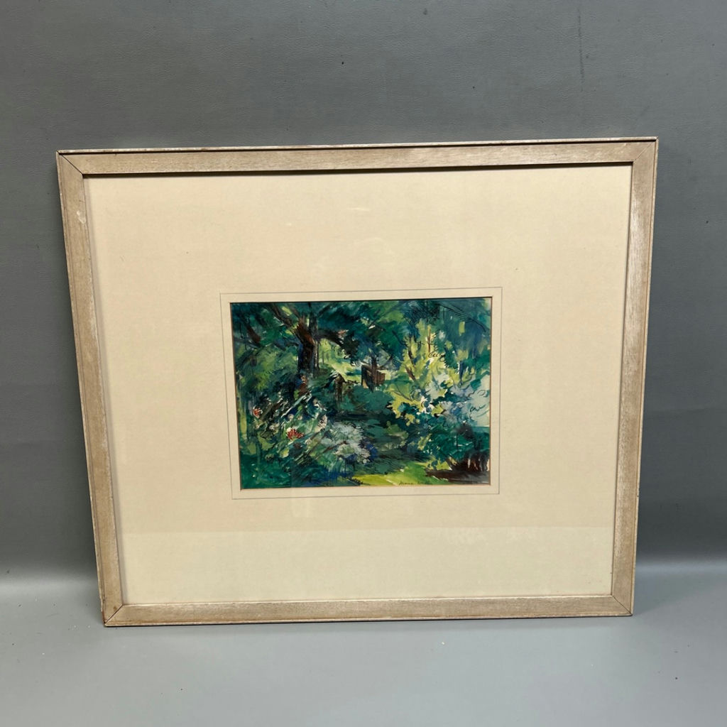 Maria Wickey American Poland 1897-1955 Original Watercolor Painting - image 1 of 4