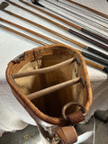 Vintage golf bag with clubs - thumbnail 2 of 11
