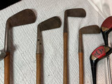 Vintage golf bag with clubs - thumbnail 3 of 11