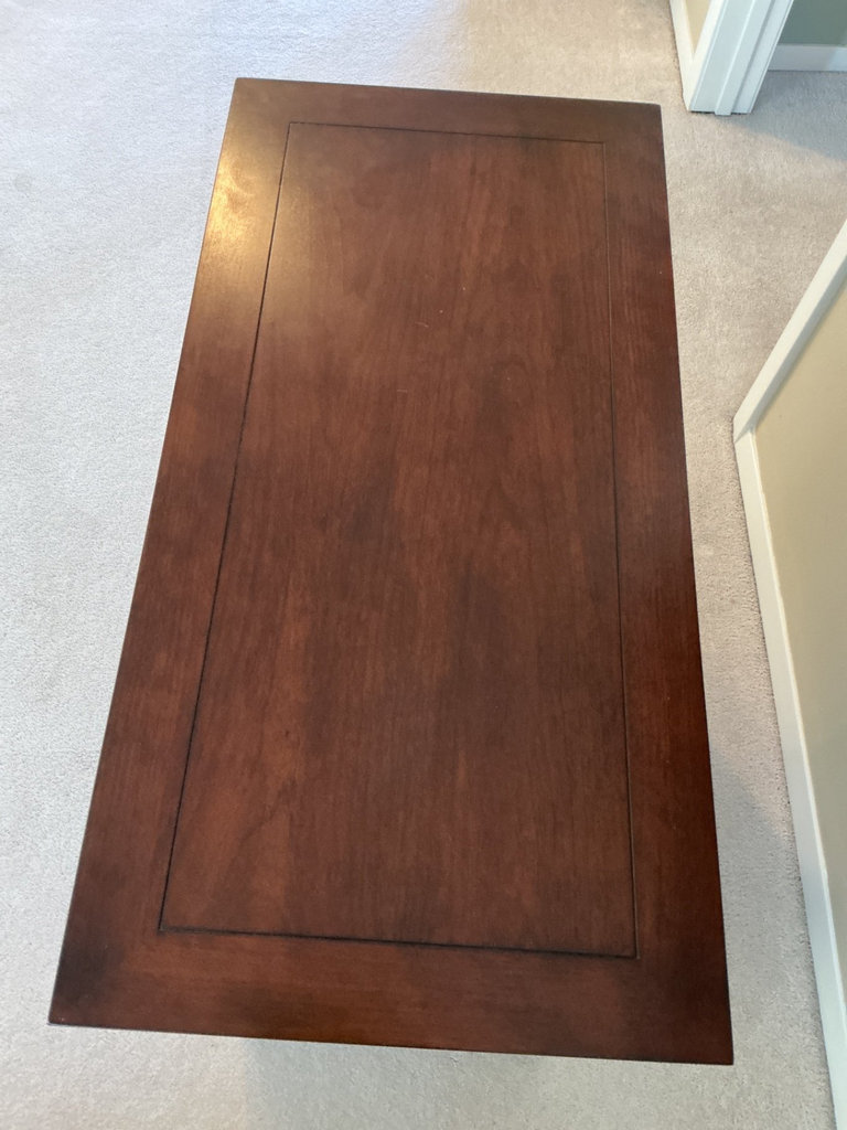 Dark Walnut Wood Cabinet with Two Compartments - image 2 of 4