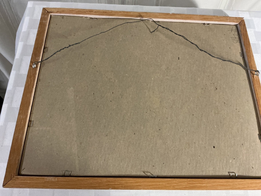 Framed 1841 commission document with seal - image 3 of 3