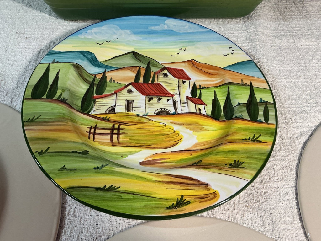 Hand painted plates from Italy and more - image 6 of 9