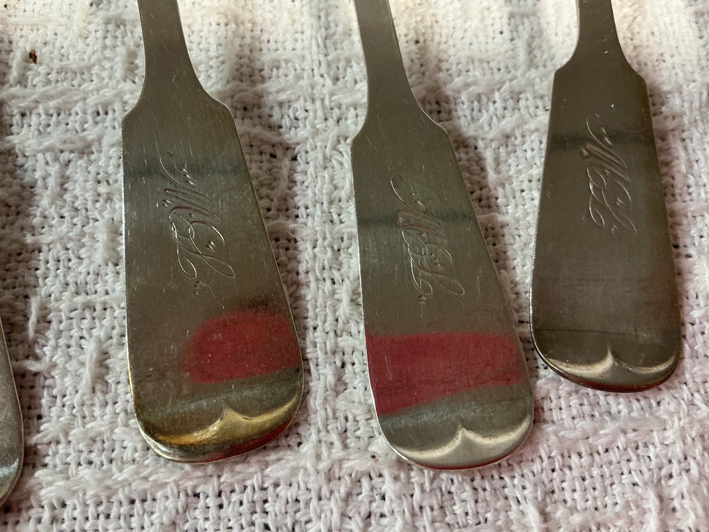 Assorted vintage flatware, forks, spoons, and knives - image 12 of 12