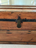 Vintage wooden trunk with iron hardware - thumbnail 8 of 8