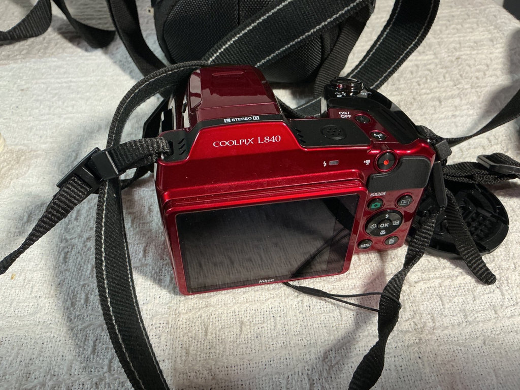 Canon EOS Rebel G kit with Nikon red camera and accessories - image 6 of 8