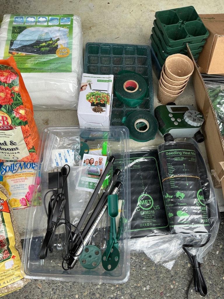Assorted Gardening Supplies and Planters - image 2 of 8