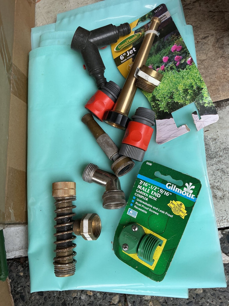 Assorted Gardening Supplies and Planters - image 7 of 8