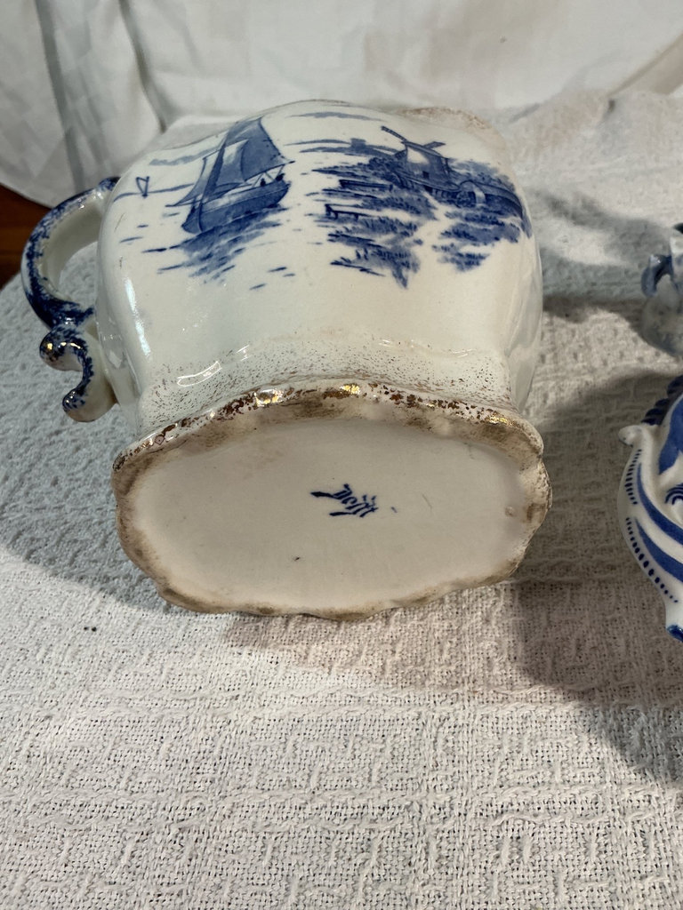 Blue and White Delftware Ceramic Collection - image 5 of 10