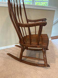 Wooden rocking chair and floor lamp - thumbnail 5 of 7