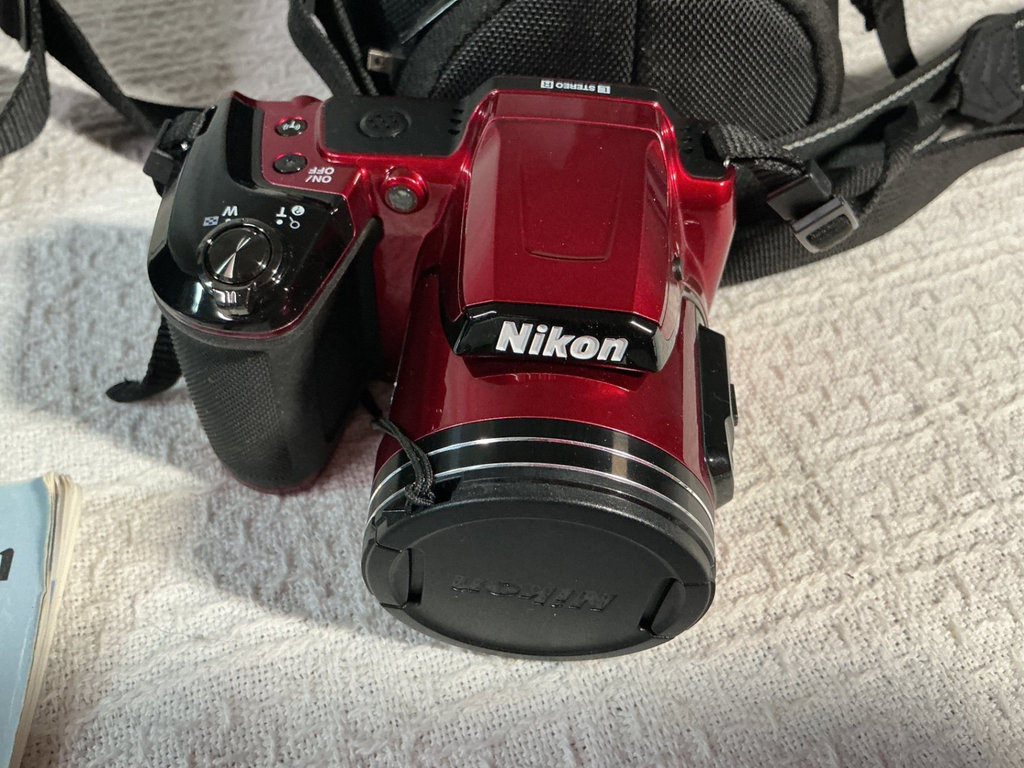 Canon EOS Rebel G kit with Nikon red camera and accessories - image 2 of 8