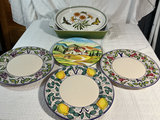 Hand painted plates from Italy and more - thumbnail 1 of 9