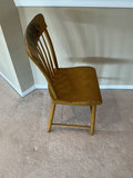 Vintage yellow pained chairs - thumbnail 1 of 6