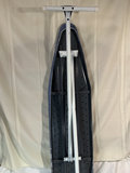 Wooden Slatted Shoe rack with Wire Rack, ironing board and Rug Pad - thumbnail 5 of 6