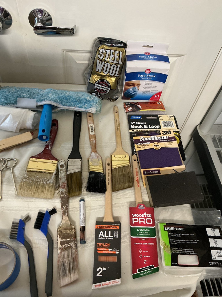 Assorted painting and prep supplies - image 4 of 4