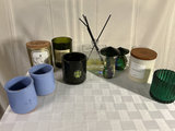 Candles, reed diffuser, and decorative glassware - thumbnail 1 of 3