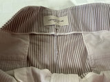 Striped Lafayette 148 New York blazer and trousers shorts suit with belt - thumbnail 4 of 5
