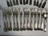 Assorted vintage flatware, forks, spoons, and knives - thumbnail 4 of 12