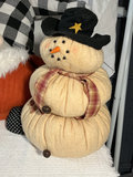 Wool Fabric Christmas Gnomes and Snowman Figurines - thumbnail 5 of 6