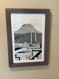 Framed cityscape art print from Tacoma artist  - thumbnail 1 of 4