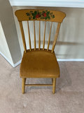 Vintage yellow pained chairs - thumbnail 3 of 6