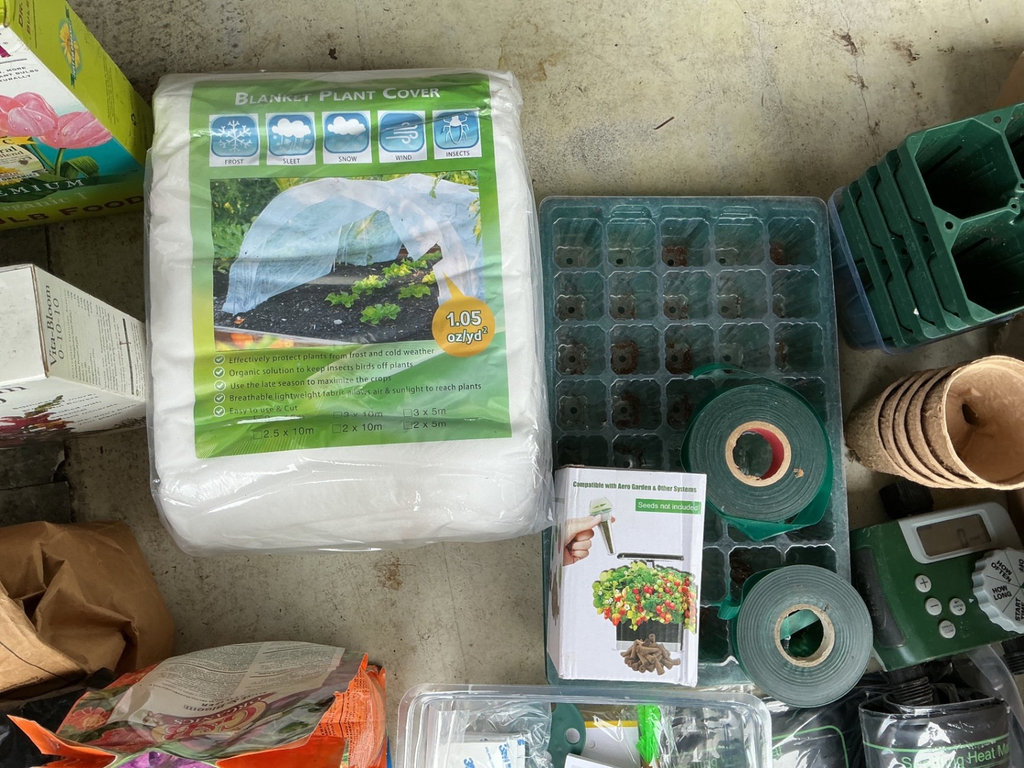 Assorted Gardening Supplies and Planters - image 6 of 8