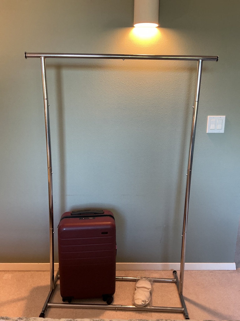 Metal clothing rack and more - image 1 of 7