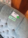 Blue tufted Armchair C - thumbnail 5 of 6